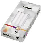 Candle Bolsius Tapered 245/24 mm, white, pack. 12 pcs