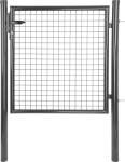 2.TRIEDA Brána Strend Pro METALTEC ECO 2, 1000/1000/50x50 mm, okrúhly rám, antracit, jednokrídlová, záhradná, ZN+PVC, RAL7016