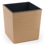Flower pot JUKA DŁUTO, 250x250x260 mm, cappucino