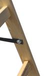 Ladder Strend Pro, PROFI, wooden stepladder, 3-step, 0.95 m, max. 150 kg