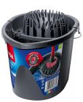 Bucket Vileda SuperMocio Wring&Go, with a wringer basket