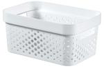 Laundry basket Curver® INFINITY RECYCLED 4.5L, white, 26x12x18 cm