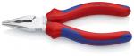 Klieste KNIPEX 08 25 145 SB, 145 mm, uzke, ploche, kombinované, CrV