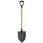 Spade pointed top with wooden handle D