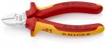 Klieste KNIPEX 70 06 140 SB, 140 mm, stipacie, bocne, CrV, VDE 1000V