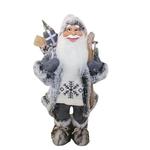 Christmas decoration XmSA40, Santa standing, 152 cm, with skis