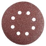 Sanding disc KONNER D38 150 mm, P120, 8 holes, pkg.10 pcs