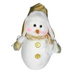 Christmas decoration Figure MagicHome, Snowman, 29 cm, cossack hat