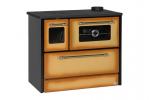 Stove 701-G OMEGA Kuzine, with glass, cappuccino, right outlet
