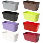 Flower pot 21x19cm ICS PANDORA, purple