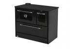 Stove 701-G OMEGA Kuzine, with glass, black, left outlet