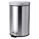 Trashbin Easyhome SB-430, 03 lit stainless, pedal