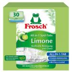 Tablets Frosch EKO, All in 1, for dishwashers, lemon, 30 tablets, ALL in 1