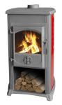 2.TRIEDA Kachle Thalia Grande, červená,8,3 kW, 150 mm, liatina/šamot 