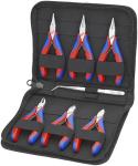 Sada kliesti KNIPEX 00 20 16, pre elektroniku, 6 dielna