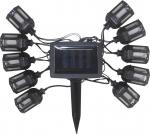 Chain Strend Pro Garden, lantern, solar, 10x LED, 1.8+2 m