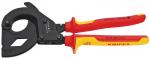 Klieste kablove KNIPEX 95 36 315 A, 315mm, 45mm/380mm2, so zapadkou, VDE