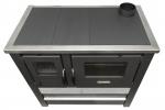 Panonia stove, grey, right outlet