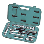 Tool and socket wrench set 37pcs Honiton, 1/4" + 3/8', (9-19mm)