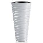 Flower pot SAND Slim 400, 390x750 mm, cream