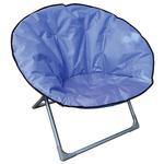 <p>Chair LEON, blue, folding, 82x82x75 cm, Oxford 600D</p>