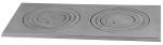 Stove hob 630x315 mm, 2 openings
