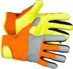 Gloves Strend Pro Caveron High Vision, textile/leather with reflective elements, size 09/L, blister