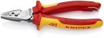 Klieste KNIPEX 97 78 180 T, 180 mm, 0.25-16mm, na dutinky, lisovacie, VDE