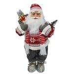 Christmas decoration XmC615, Santa with scarf, 60 cm