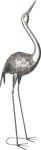 MagicHome Mecco decoration, Crane bird, sheet metal, 34x23x111 cm
