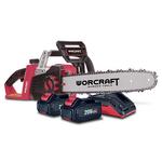 Set Worcraft WSET-06, S20Li chainsaw, charger, 2x accumulator