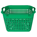 Basket GECO 22416 • 40 lit, 500x400x320 mm, green, PP