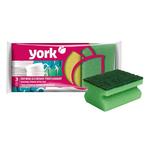 Scouring sponge York 031010, dish sponge, ergonomic, 9x7x4,3 cm pack. 3 pcs