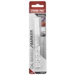 Permanent marker Strend Pro WM-X3, 1pc, ALU, white