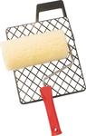 Paint roll Spokar plush yellow-green, 180mm, handle, grille