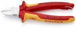 Klieste KNIPEX 70 06 180 T, 180 mm, stipacie, bocne, CrV, VDE 1000V