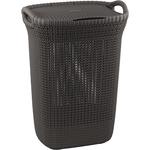 Laundry basket Curver® KNIT 3676 57L, brown, 45x61x34 cm