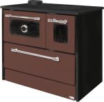 2nd CLASS Cooker 701-G OMEGA Kuzine, with glass, brown, left outlet