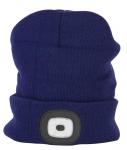 Beanie Cap Strend Pro Albacore kid blue S, for kids 4x SMD LED, USB charging