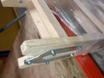 Strend Pro wooden stepladder, 2nd quality, 4 rungs, 1.30 m, max. 150 kg