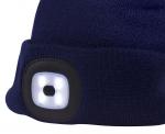 Beanie Cap Strend Pro Albacore kid blue S, for kids 4x SMD LED, USB charging